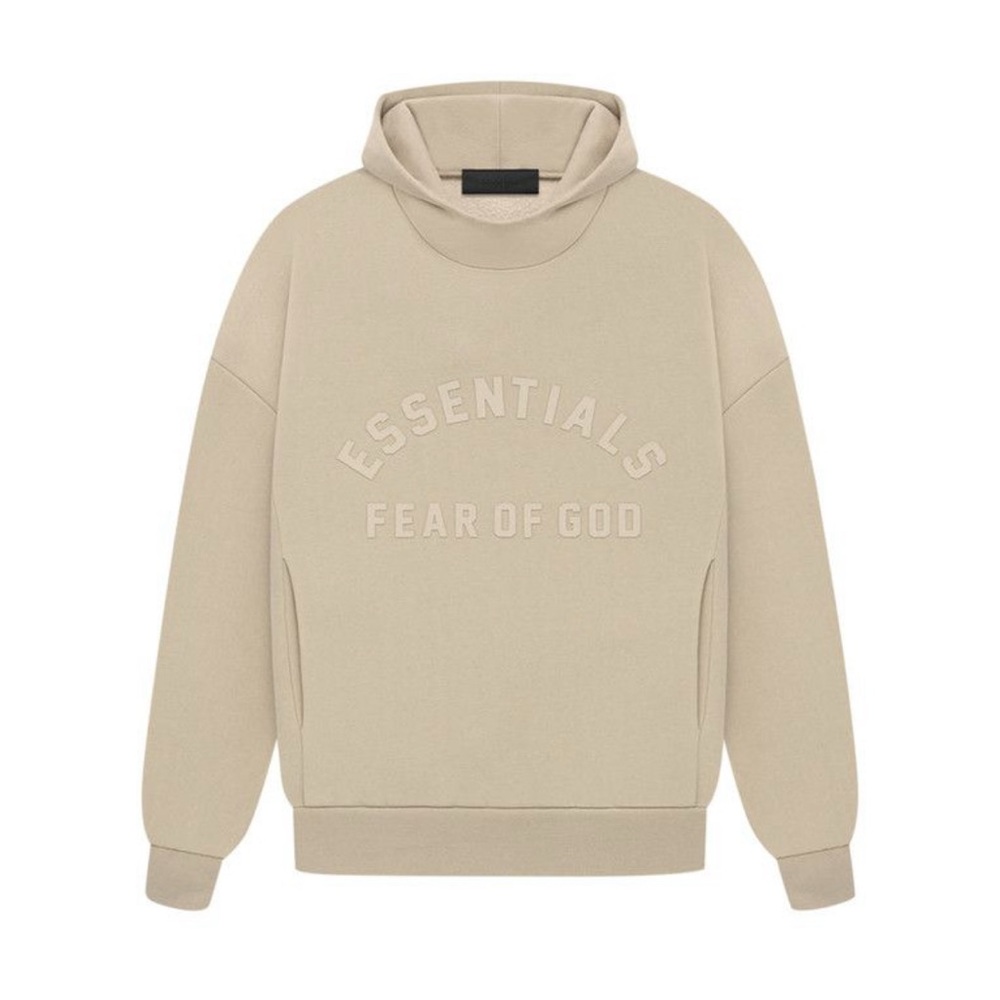 Fear of God Essentials Hoodie- Dusty Beige- XS